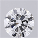 Del inventario de diamantes de laboratorio, 4.32 quilates, Redondo , Color F, claridad VS1 y certificado IGI