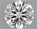 Natural Diamond 0.40 Carats, Round with Very Good Cut, J Color, SI2 Clarity and Certified by GIA