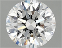Lab Grown Diamond 2.50 Carats, Round with Excellent Cut, D Color, VVS2 Clarity and Certified by IGI