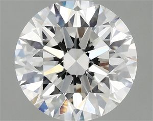 Picture of Lab Grown Diamond 2.50 Carats, Round with Excellent Cut, D Color, VVS2 Clarity and Certified by IGI