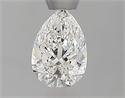 Natural Diamond 0.40 Carats, Pear with  Cut, F Color, SI1 Clarity and Certified by GIA