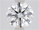 Lab Grown Diamond 1.56 Carats, Round with Ideal Cut, E Color, VVS2 Clarity and Certified by IGI