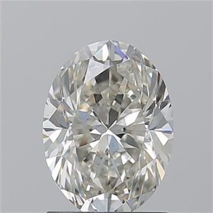 Picture of Natural Diamond 1.52 Carats, Oval with  Cut, I Color, VS2 Clarity and Certified by GIA