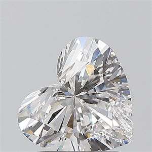 Picture of Natural Diamond 1.20 Carats, Heart with  Cut, F Color, VVS1 Clarity and Certified by GIA
