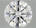Lab Grown Diamond 5.08 Carats, Round with Ideal Cut, D Color, VVS2 Clarity and Certified by IGI