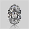 Natural Diamond 1.01 Carats, Oval with  Cut, D Color, SI1 Clarity and Certified by GIA