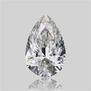 Picture of Natural Diamond 0.72 Carats, Pear with  Cut, H Color, VVS2 Clarity and Certified by GIA