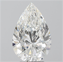 Diamante Natural 3.50 quilates, De pera , Color F, claridad SI1 y certificado GIA