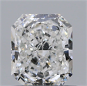 Natural Diamond 0.70 Carats, Radiant with  Cut, F Color, SI1 Clarity and Certified by GIA