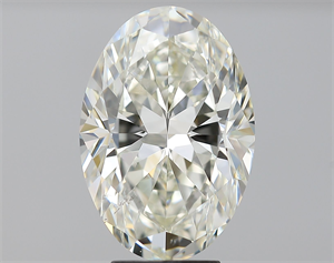Picture of Natural Diamond 5.07 Carats, Oval with  Cut, K Color, SI1 Clarity and Certified by GIA