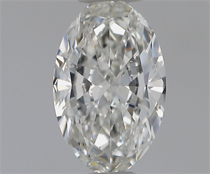 Foto Diamante Natural 0.60 quilates, Ovalado , Color G, claridad SI2 y certificado GIA de