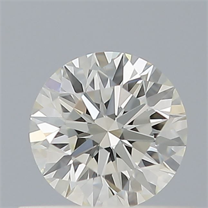 Picture of Natural Diamond 0.40 Carats, Round with Excellent Cut, G Color, VVS1 Clarity and Certified by IGI