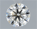 Natural Diamond 0.71 Carats, Round with Very Good Cut, J Color, VVS1 Clarity and Certified by GIA
