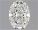 Natural Diamond 0.50 Carats, Oval with  Cut, G Color, VVS1 Clarity and Certified by GIA