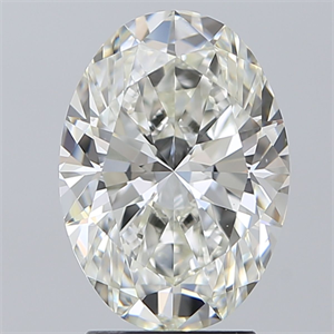 Picture of Natural Diamond 3.00 Carats, Oval with  Cut, I Color, VS2 Clarity and Certified by GIA