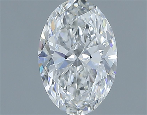 Picture of Natural Diamond 0.59 Carats, Oval with  Cut, G Color, SI1 Clarity and Certified by GIA