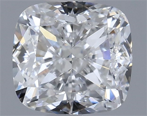 Foto Diamante Natural 0.50 quilates, Del cojín , Color F, claridad VS1 y certificado GIA de