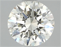 Natural Diamond 0.70 Carats, Round with Excellent Cut, K Color, VVS1 Clarity and Certified by GIA