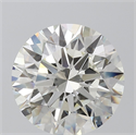 Natural Diamond 4.23 Carats, Round with Excellent Cut, I Color, VVS2 Clarity and Certified by IGI