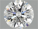 Lab Grown Diamond 1.43 Carats, Round with Excellent Cut, E Color, VS1 Clarity and Certified by IGI