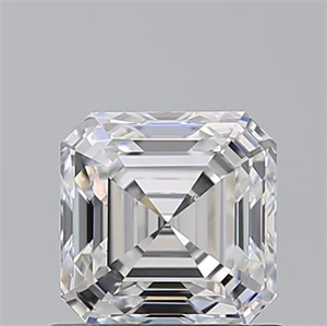 Picture of Natural Diamond 0.97 Carats, Asscher with  Cut, E Color, VS2 Clarity and Certified by GIA