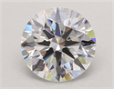 Lab Grown Diamond 3.04 Carats, Round with Ideal Cut, E Color, VVS2 Clarity and Certified by IGI