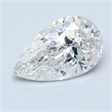 Diamante Natural 1.04 quilates, De pera , Color F, claridad I1 y certificado GIA