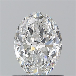 Picture of Natural Diamond 0.90 Carats, Oval with  Cut, E Color, SI1 Clarity and Certified by GIA