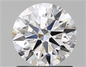 Diamante Natural 1.21 quilates, Redondo , Color E, claridad IF y certificado GIA