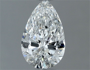 Foto Diamante Natural 0.50 quilates, De pera , Color F, claridad VVS2 y certificado GIA de