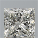 Natural Diamond 0.83 Carats, Princess with  Cut, H Color, VVS1 Clarity and Certified by IGI