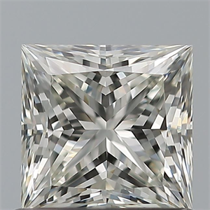 Picture of Natural Diamond 0.83 Carats, Princess with  Cut, H Color, VVS1 Clarity and Certified by IGI