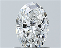 Diamante Natural 0.80 quilates, Ovalado , Color E, claridad VS1 y certificado GIA