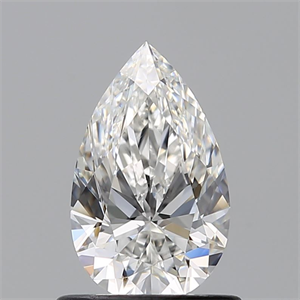 Foto Diamante Natural 0.81 quilates, De pera , Color F, claridad VVS1 y certificado GIA de