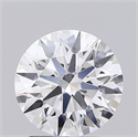 Del inventario de diamantes de laboratorio, 2.04 quilates, Redondo , Color D, claridad VVS2 y certificado IGI