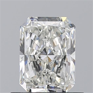 Picture of Natural Diamond 0.70 Carats, Radiant with  Cut, H Color, VVS2 Clarity and Certified by GIA