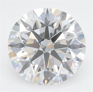 Picture of Lab Grown Diamond 3.40 Carats, Round with Excellent Cut, D Color, VVS2 Clarity and Certified by GIA