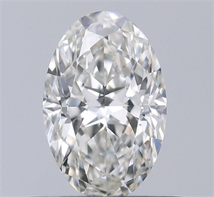 Picture of Natural Diamond 0.55 Carats, Oval with  Cut, I Color, VVS1 Clarity and Certified by GIA