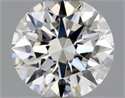 Natural Diamond 0.41 Carats, Round with Excellent Cut, H Color, VS2 Clarity and Certified by GIA