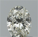 Diamante Natural 0.54 quilates, Ovalado , Color I, claridad VVS1 y certificado GIA