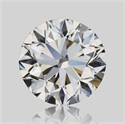 Natural Diamond 0.90 Carats, Round with Very Good Cut, H Color, VVS2 Clarity and Certified by IGI