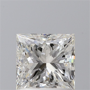 Picture of Natural Diamond 1.20 Carats, Princess with  Cut, H Color, SI1 Clarity and Certified by GIA