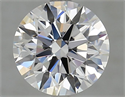 Lab Grown Diamond 2.40 Carats, Round with Excellent Cut, D Color, VVS1 Clarity and Certified by GIA