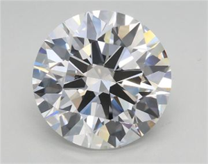 Picture of Lab Grown Diamond 2.20 Carats, Round with Excellent Cut, E Color, VVS2 Clarity and Certified by GIA