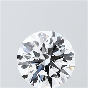 Picture of Lab Grown Diamond 1.50 Carats, Round with Ideal Cut, E Color, VVS2 Clarity and Certified by IGI