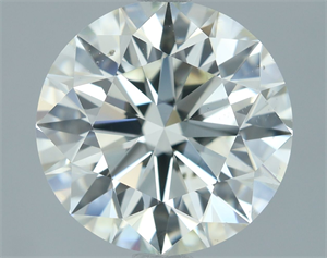Picture of Natural Diamond 2.70 Carats, Round with Excellent Cut, I Color, SI1 Clarity and Certified by IGI
