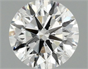 Del inventario de diamantes de laboratorio, 1.51 quilates, Redondo , Color E, claridad VS2 y certificado IGI