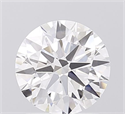 Lab Grown Diamond 1.50 Carats, Round with Ideal Cut, D Color, VS1 Clarity and Certified by IGI