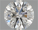Natural Diamond 0.90 Carats, Round with Excellent Cut, E Color, SI1 Clarity and Certified by GIA