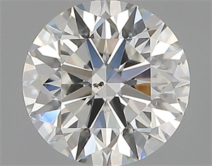 Picture of Natural Diamond 0.90 Carats, Round with Excellent Cut, E Color, SI1 Clarity and Certified by GIA